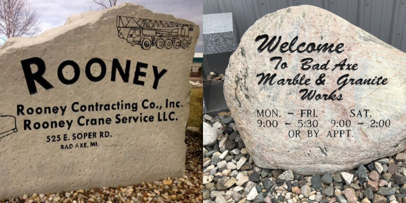 Custom Stone Signage in Maryville Tennessee
