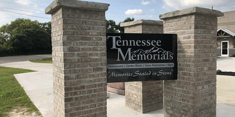 Custom Memorial Work in East Tennessee