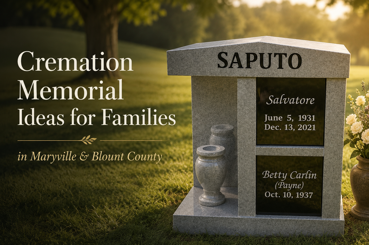 How to Choose a Meaningful Headstone or Memorial in Maryville, TN